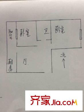 徐家灣小區(qū) 2室 戶型圖