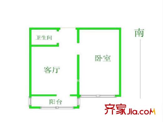 響塘德苑 0室 戶型圖