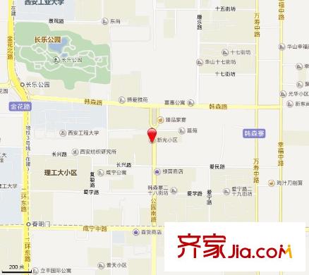 新光小區(qū)交通圖