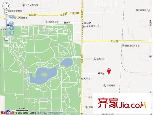 啤酒廠家屬院交通圖3611002142