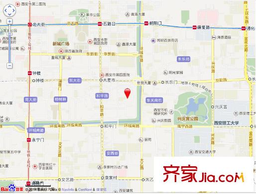 農(nóng)行家屬院交通圖 