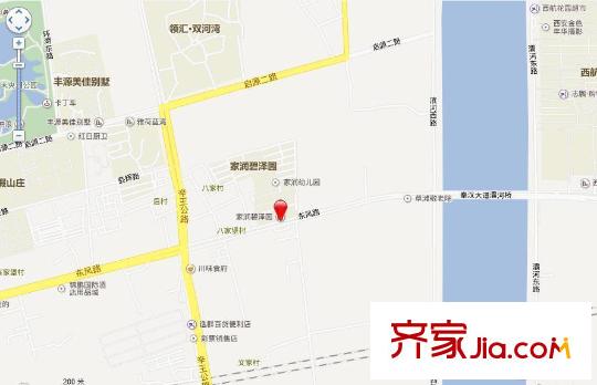 家潤碧澤園交通圖西安  