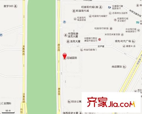 冠誠國際交通圖