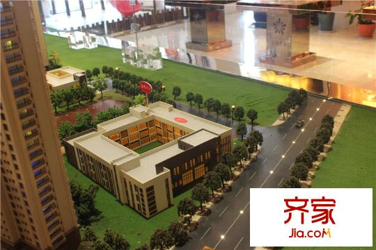 西安星雨華府經(jīng)開六小沙盤圖（攝于2015.8.13）