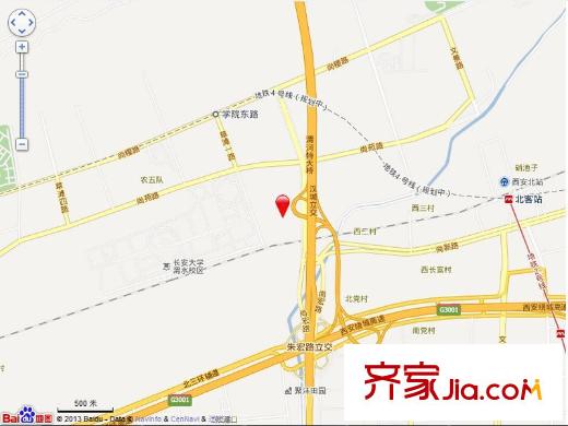 西安星雨華府電子地圖