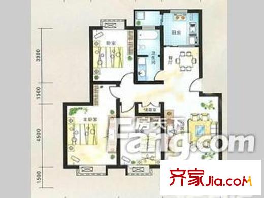 聽水花園 戶型圖