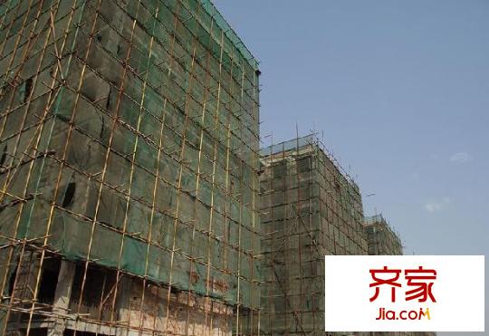 新店溫泉小區(qū)實景圖工程進度（2010年11月）