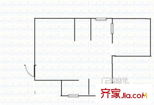 紅葉大廈戶型圖戶型圖 3室2廳2衛(wèi)
