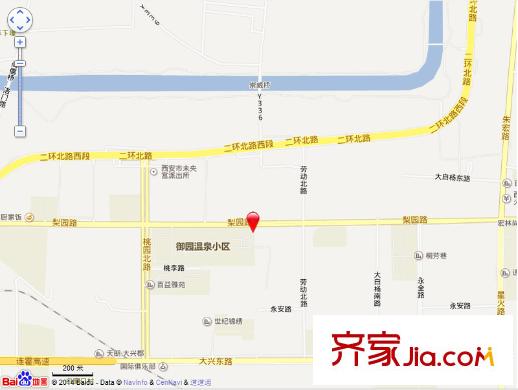 御園溫泉小區(qū)交通圖 
