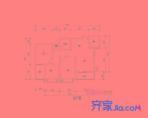 楓葉廣場(chǎng)二期 3室 戶型圖