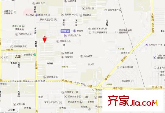 徐家灣小區(qū)交通圖 