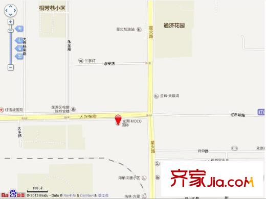 龍湖moco交通圖 