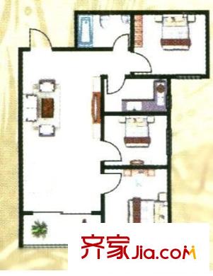 玄武新城 3室 戶(hù)型圖