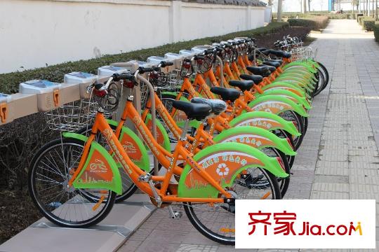 曲江?華著中城周邊配套-小區(qū)門口公共自行車
