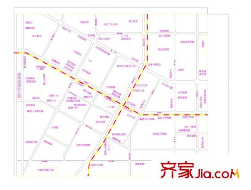 上上城交通圖區(qū)位圖