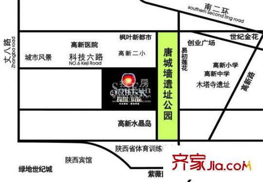 橡樹街區(qū)交通圖