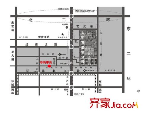 春曉馨苑交通圖