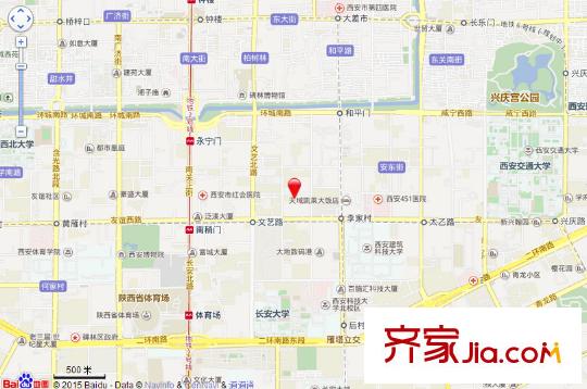 悅城交通圖西安  