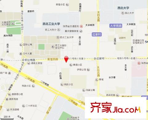 自在廣場交通圖