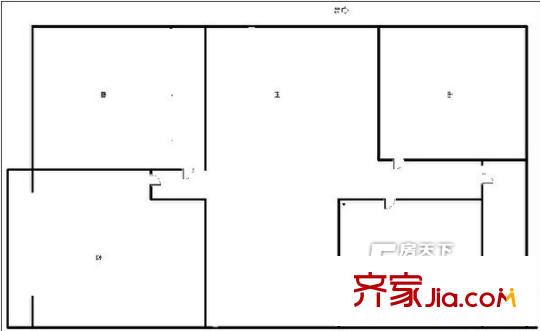 景龍洋樓戶型圖戶型圖 2室2廳1衛(wèi)1廚