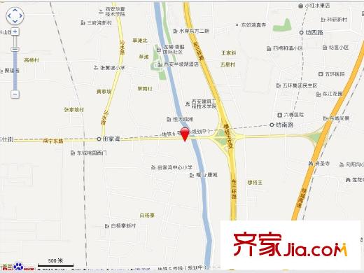 暖山西安Ⅲ期電子地圖