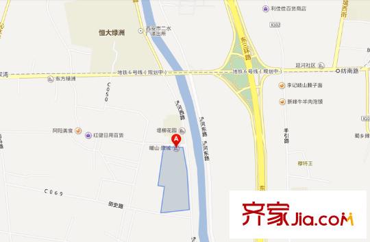 暖山西安Ⅲ期交通圖