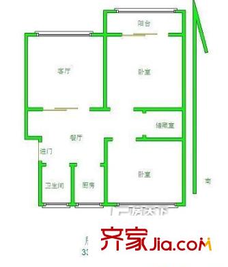 農(nóng)林巷小區(qū) 戶型圖
