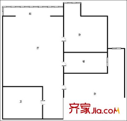 西安 春曉馨苑 戶(hù)型圖