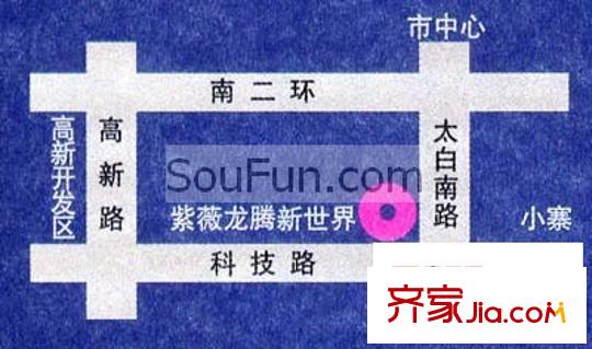 紫薇龍騰新世界交通圖