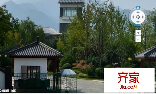 山水草堂外景圖 