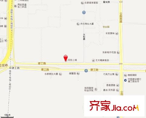 克拉上城交通圖