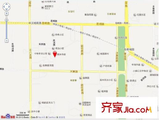楓林華府二期交通圖 