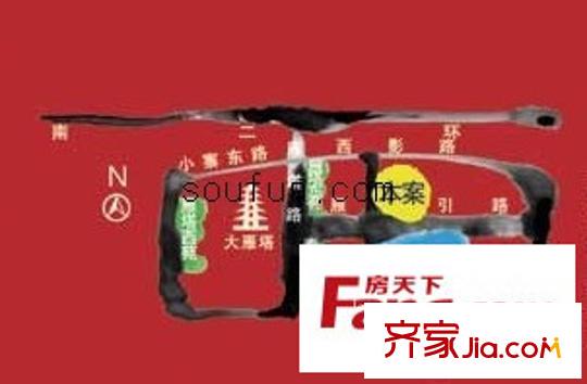 豐景佳園交通圖