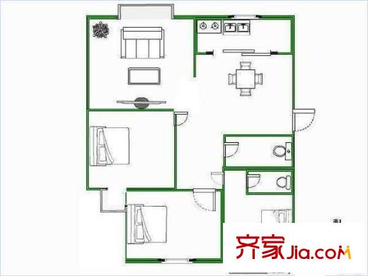 金玉人家戶型圖1 