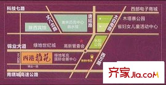 西港雅苑交通圖區(qū)位圖