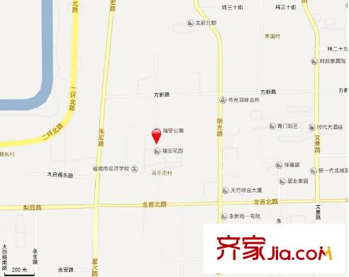 福安花園交通圖