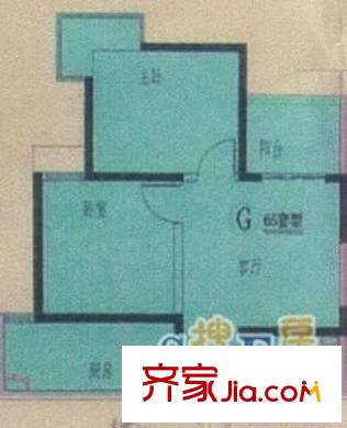 八府莊園 2室 戶型圖