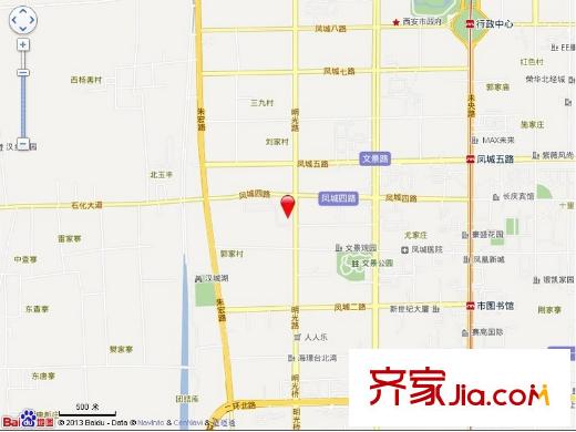 世融嘉城交通圖電子地圖