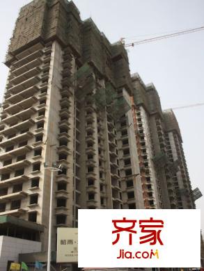 韶雨水韻星城實景圖施工進度圖（攝于2013年3月）