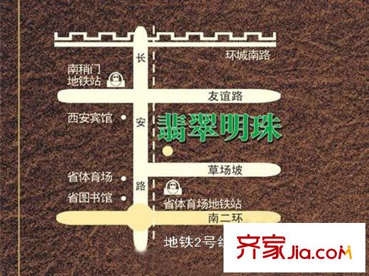 翡翠明珠區(qū)位圖
