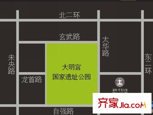 錦繡芙蓉公館交通圖區(qū)位圖