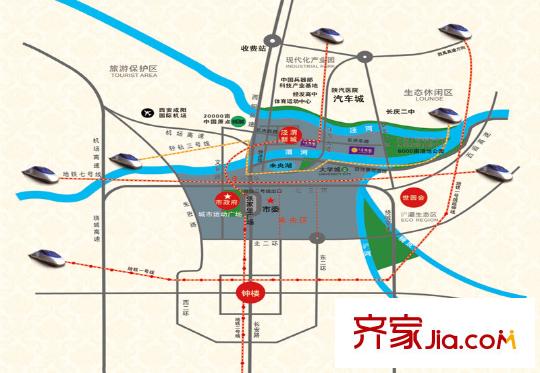薈金?夢想家區(qū)位圖