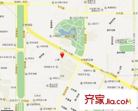捷瑞小區(qū)交通圖 
