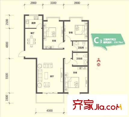 捷瑞小區(qū) 戶型圖