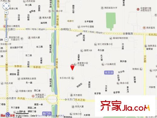 省環(huán)保局家屬院交通圖QQ截圖20130813105020
