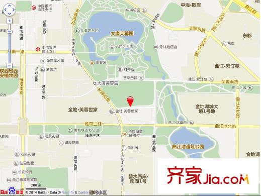 曲江大觀園交通圖 