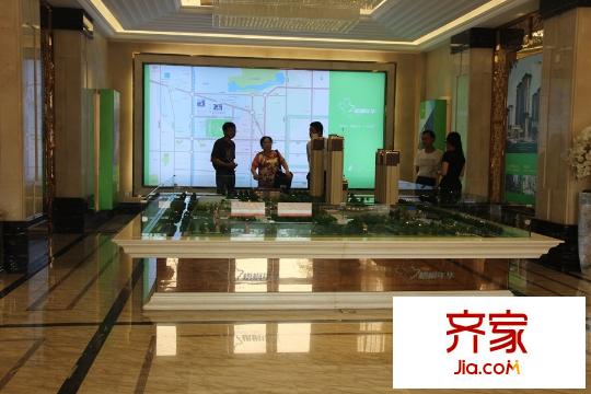梧桐年華沙盤圖實景（2015.6.17拍攝）
