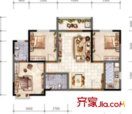 西一路省政府家屬院 0室 戶型圖
