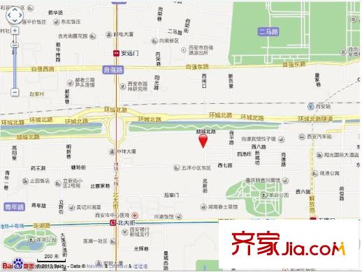 紅星小區(qū)交通圖  