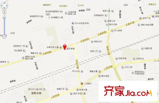 壹品峰境交通圖西安  